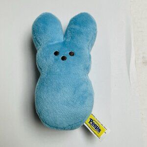 Peeps Blue Bunny Rabbit Plush Stuffed Toy Just Born Easter Kids Toy Comfort